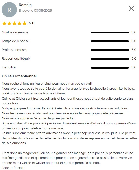 Château du Hallay | MARIAGES